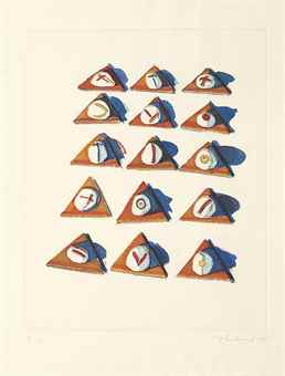Triangle Thins, From Seven Still Lifes And A Silver Landscape-1971 Triangle Thins, From Seven Still Lifes And A Silver Landscape-1971