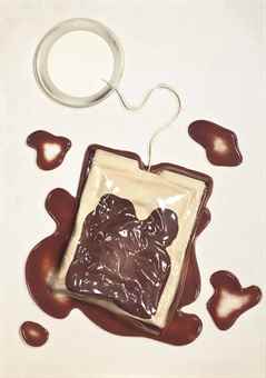 Tea Bag, From 4 On Plexiglas-1966 Tea Bag, From 4 On Plexiglas-1966