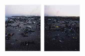 Rosignano Dawn Diptych, From A Portfolio Of Landscapes And Figures-2006 Rosignano Dawn Diptych, From A Portfolio Of Landscapes And Figures-2006