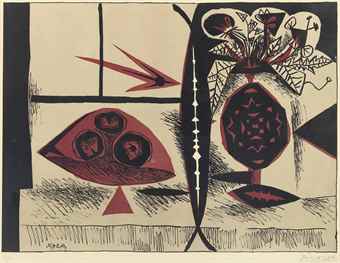 Composition Au Vase De Fleurs-1947 Composition Au Vase De Fleurs-1947