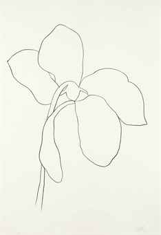 Cyclamen Iii, From Suite Of Plant Lithographs-1965 Cyclamen Iii, From Suite Of Plant Lithographs-1965