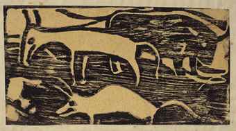 Tiere Auf Der Weide-1921 Tiere Auf Der Weide-1921