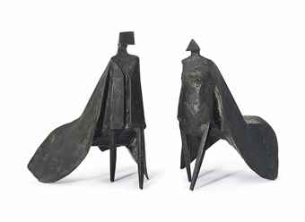 Walking Cloaked Figures Ix-1980 Walking Cloaked Figures Ix-1980