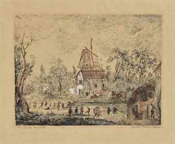 La Kermesse Au Moulin-1889 La Kermesse Au Moulin-1889