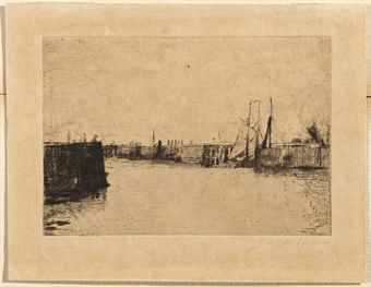 (i) L'Estacade A Ostende; (ii) La Ferme flamande-1888 (i) L'Estacade A Ostende; (ii) La Ferme flamande-1888