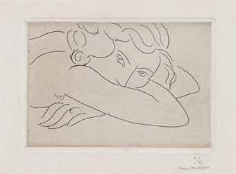 Jeune Femme Le Visage Enfoui Dans Les Bras-1929 Jeune Femme Le Visage Enfoui Dans Les Bras-1929