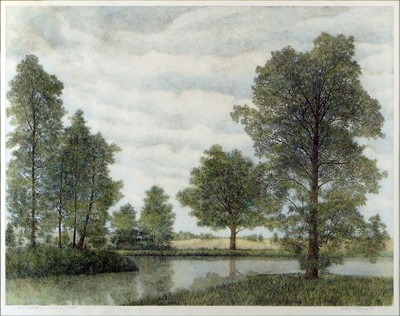 Reflections in the Pond - State II-1986 Reflections in the Pond - State II-1986