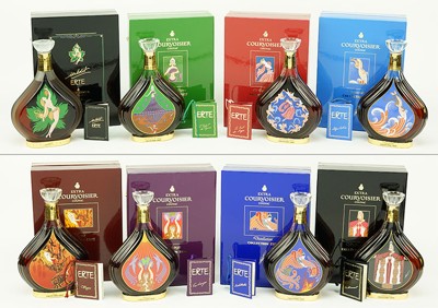 Romain De Tirtoff Erte - Collection of Limited Edition Courvoisier Bottles- Romain De Tirtoff Erte - Collection of Limited Edition Courvoisier Bottles-