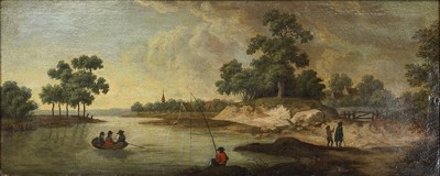 English School - A Riverscape- English School - A Riverscape-