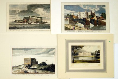 A Collection of 18th and 19th Century Topographical Prints- A Collection of 18th and 19th Century Topographical Prints-