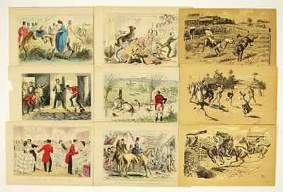 A Collection of British Sporting Prints- A Collection of British Sporting Prints-
