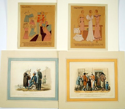 A Collection of 19th and 20th Century French Costume Prints-1931 A Collection of 19th and 20th Century French Costume Prints-1931