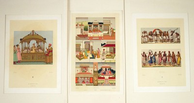 A Collection of Fashion Chromolithographs- A Collection of Fashion Chromolithographs-