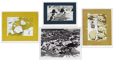 Four Aquatints- Four Aquatints-