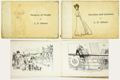 After Charles Dana Gibson - 'Sketches and Cartoons' and 'Pictures of People'-1898 After Charles Dana Gibson - 'Sketches and Cartoons' and 'Pictures of People'-1898