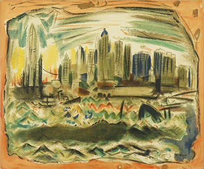 After John Marin - New York-1921 After John Marin - New York-1921