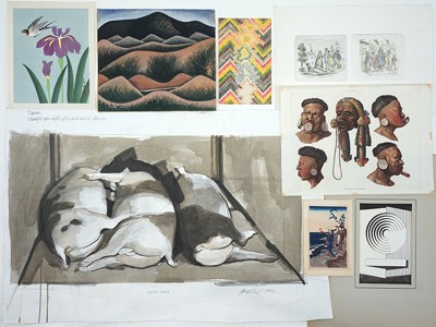 A Collection Of 20th Century Drawings- A Collection Of 20th Century Drawings-