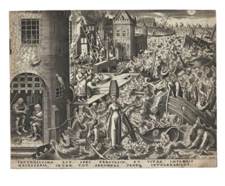After Pieter Bruegel the Elder - The Seven Virtues (Bastelaer, Hollstein 132-138; New Hollstein 13-19; Lebeer 31-37)-1560 After Pieter Bruegel the Elder - The Seven Virtues (Bastelaer, Hollstein 132-138; New Hollstein 13-19; Lebeer 31-37)-1560