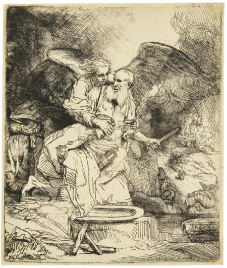 Abraham'S Sacrifice (B., Holl. 35; New Holl. 287; H. 283)-1655 Abraham'S Sacrifice (B., Holl. 35; New Holl. 287; H. 283)-1655