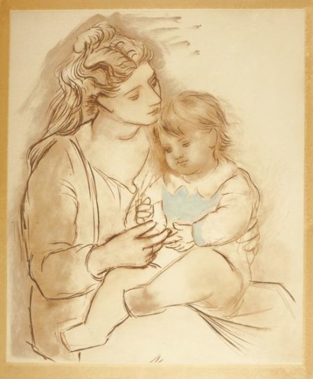 After Pablo Picasso - Mere Et Enfant- After Pablo Picasso - Mere Et Enfant-