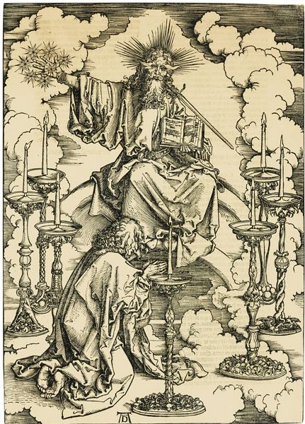 The Vision Of The Seven Candlesticks (B. 62; M., Holl. 165)-1498 The Vision Of The Seven Candlesticks (B. 62; M., Holl. 165)-1498