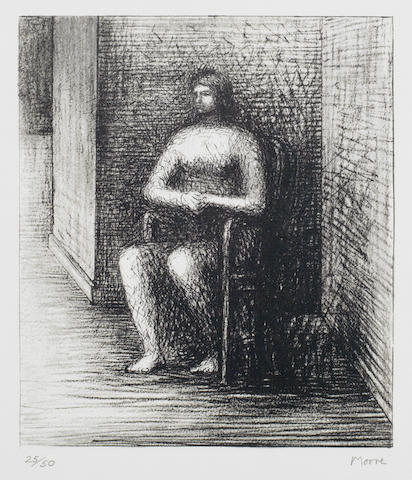 Seated Figure VI Alcove Corner-1974 Seated Figure VI Alcove Corner-1974