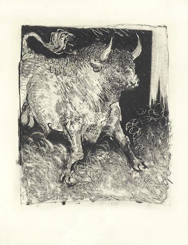 Le Toro Espagnol, from 'Histoire Naturelle'-1942 Le Toro Espagnol, from 'Histoire Naturelle'-1942