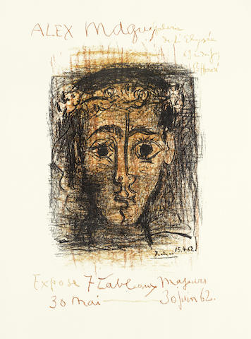 Poster for the Alex Maguy Gallery-1962 Poster for the Alex Maguy Gallery-1962