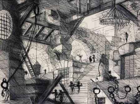 Carcere XIII, The Well (From Carceri After Piranesi)-2002 Carcere XIII, The Well (From Carceri After Piranesi)-2002