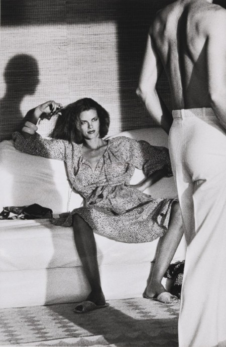 Woman Examining Man, U. S. Vogue, St.Tropez-1975 Woman Examining Man, U. S. Vogue, St.Tropez-1975