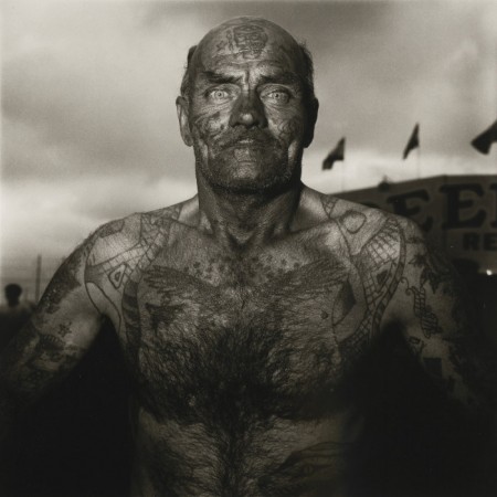 Tattooed Man at A Carnival Md-1970 Tattooed Man at A Carnival Md-1970
