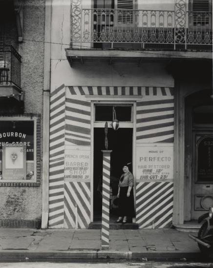 Sidewalk And Shopfront, New Orleans-1935 Sidewalk And Shopfront, New Orleans-1935