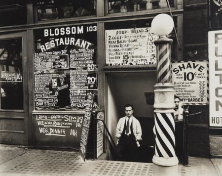 Blossom Restaurant, 103 Bowery, Manhattan-1935 Blossom Restaurant, 103 Bowery, Manhattan-1935