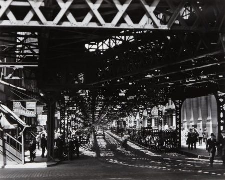 Under The El At The Battery, New York-1936 Under The El At The Battery, New York-1936
