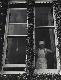 Parlourmaid at a Window in Kensington-1939 Parlourmaid at a Window in Kensington-1939