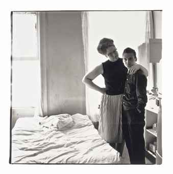 Two friends at home, NYC-1965 Two friends at home, NYC-1965