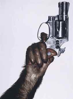 Monkey with Gun, New York City-1992 Monkey with Gun, New York City-1992