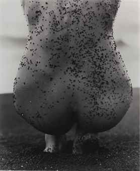 Female Nude with Black Sand, Hawaii-1989 Female Nude with Black Sand, Hawaii-1989