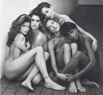 Stephanie, Cindy, Christy, Tatjana, Naomi, Hollywood-1989 Stephanie, Cindy, Christy, Tatjana, Naomi, Hollywood-1989
