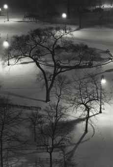 Washington Square at night-1954 Washington Square at night-1954