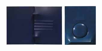 Lotto di due opere: (i), (ii) 'Blu' (Blue)-1971 Lotto di due opere: (i), (ii) 'Blu' (Blue)-1971