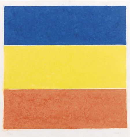 Colored Paper Image XVI (Blue/Yellow/Red) (Axsom156)-1976 Colored Paper Image XVI (Blue/Yellow/Red) (Axsom156)-1976
