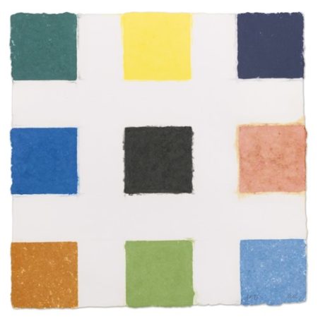 Nine Colors (Colored Paper Image XXIII) (A. 163)-1977 Nine Colors (Colored Paper Image XXIII) (A. 163)-1977