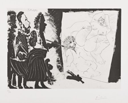Patron Et Sa Suite En Visite A L'Atelier Du Vieux Peintre (B. 1590; Ba. 1606)-1968 Patron Et Sa Suite En Visite A L'Atelier Du Vieux Peintre (B. 1590; Ba. 1606)-1968