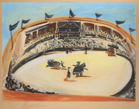 After Pablo Picasso - La Corrida-1956 After Pablo Picasso - La Corrida-1956