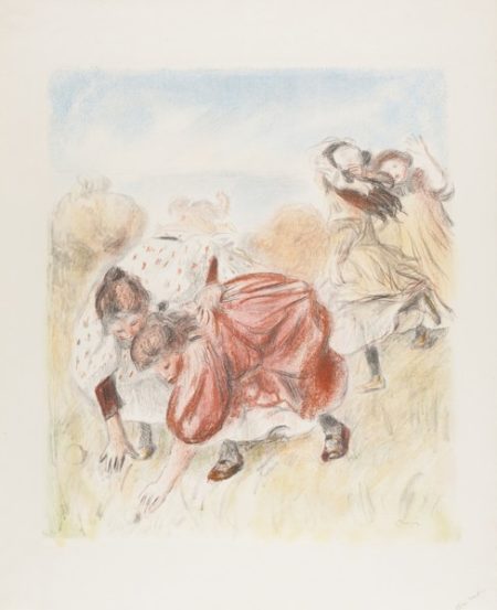 Enfants Jouant A La Balle (Delteil, Stella 32)-1900 Enfants Jouant A La Balle (Delteil, Stella 32)-1900