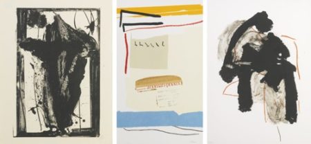 Easter Day 1979; America-La France Variations III; Calligraphy I (Walker Art Center 244, 331 & 490)-1980 Easter Day 1979; America-La France Variations III; Calligraphy I (Walker Art Center 244, 331 & 490)-1980