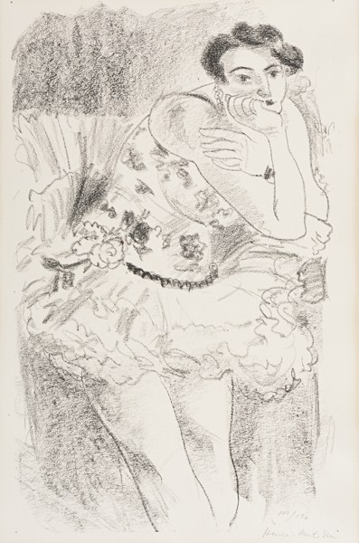 Danseuse Debout, Accoudee (D. 482)-1926 Danseuse Debout, Accoudee (D. 482)-1926