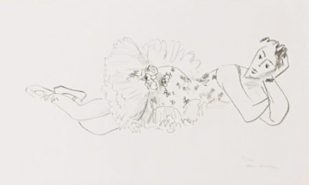 Danseuse Allongee, Tete Accoudee (D. 486)-1926 Danseuse Allongee, Tete Accoudee (D. 486)-1926