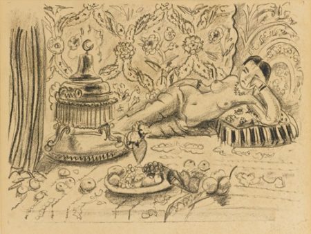Odalisque, Brasero Et Coupe De Fruits (D. 504)-1929 Odalisque, Brasero Et Coupe De Fruits (D. 504)-1929